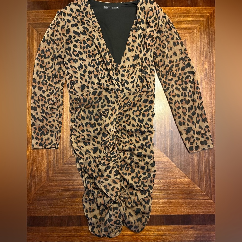 Zara Leopard Print Dress